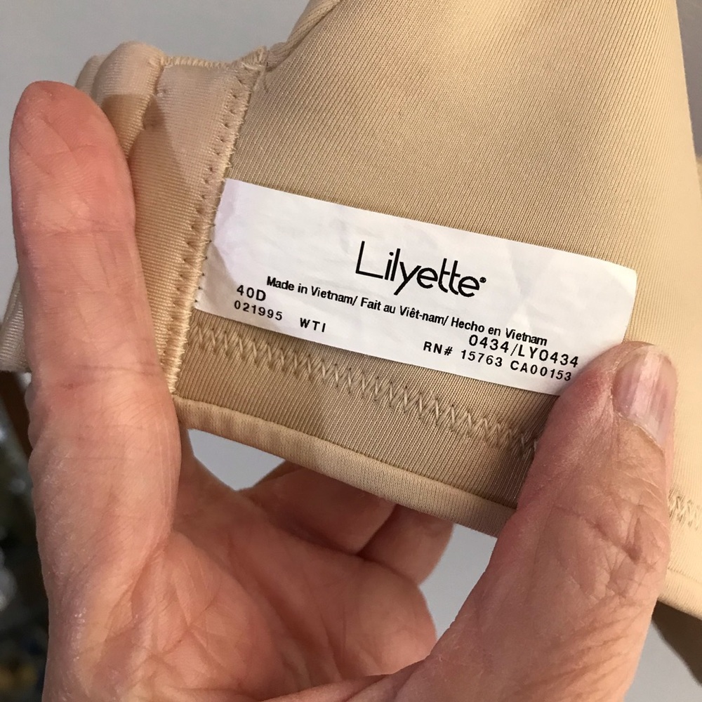 Lilyette underwire bra size 40D NW/OT - Picture 4 of 7